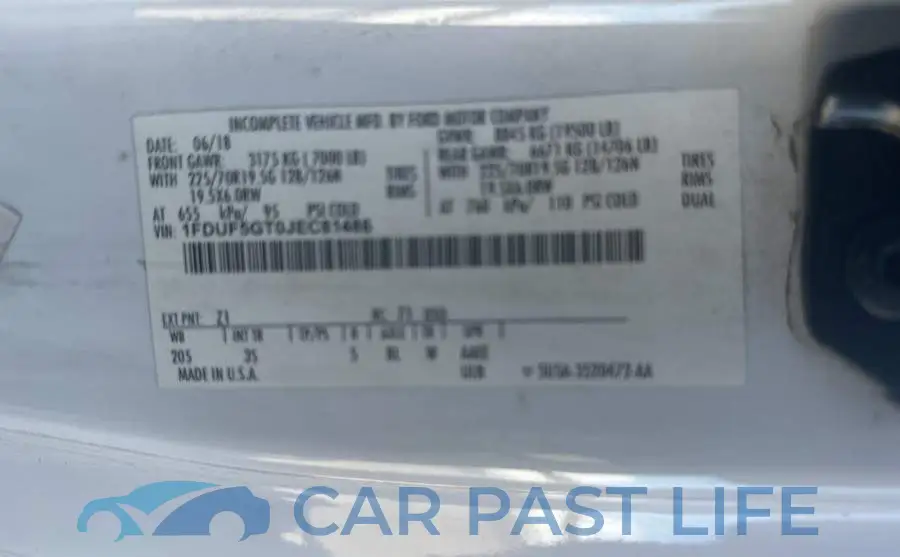1FDUF5GT0JEC81486# 10