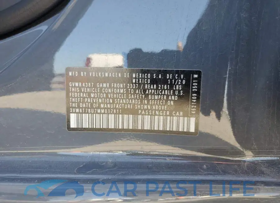 3VW6T7BU7MM017811# 12