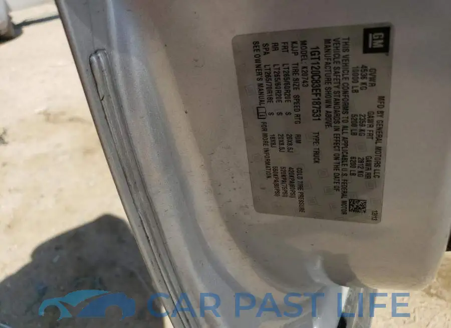 1GT120C83EF187531# 12