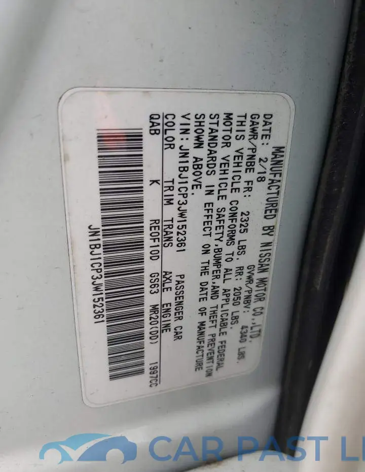 JN1BJ1CP3JW152361# 13