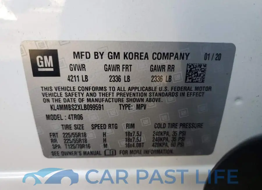KL4MMBS2XLB099591# 13