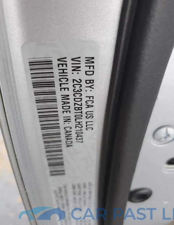 2C3CDZBT0LH210437# 12