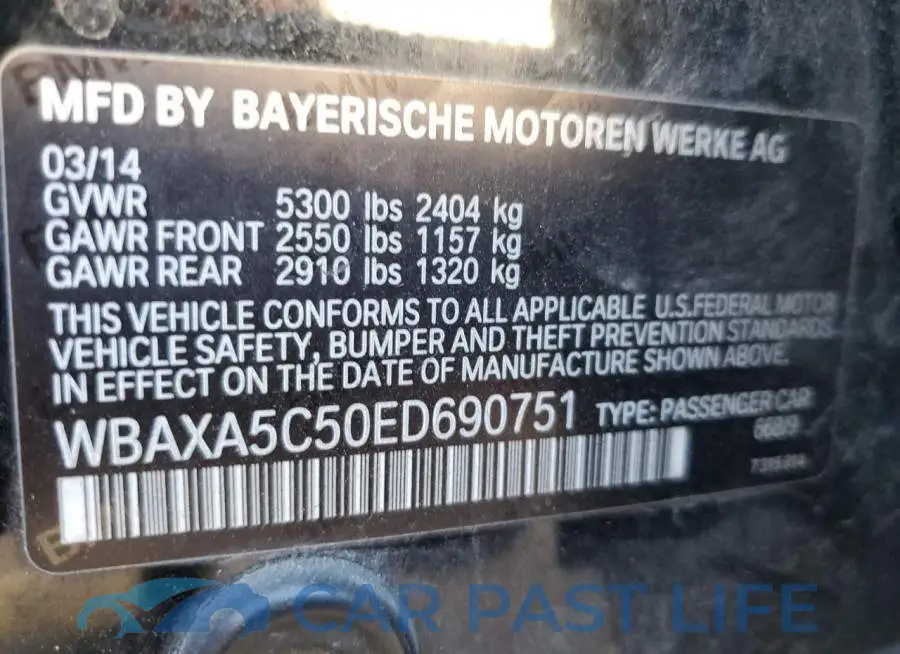 WBAXA5C50ED690751# 12
