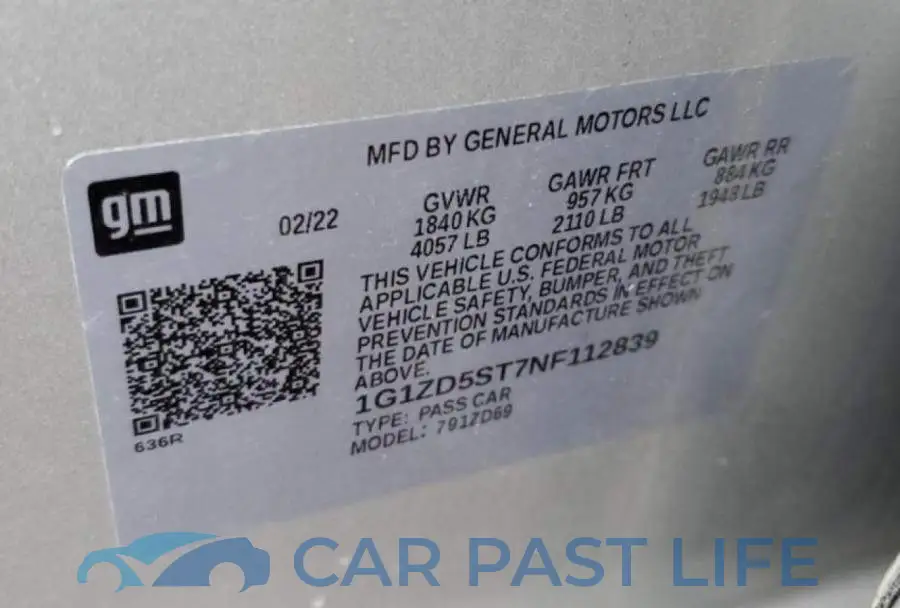 1G1ZD5ST7NF112839# 13