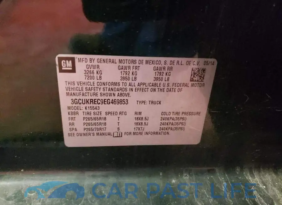 3GCUKREC9EG469853# 13