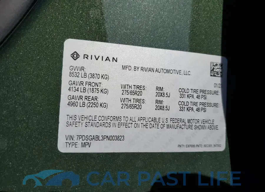 7PDSGABL3PN003823# 13