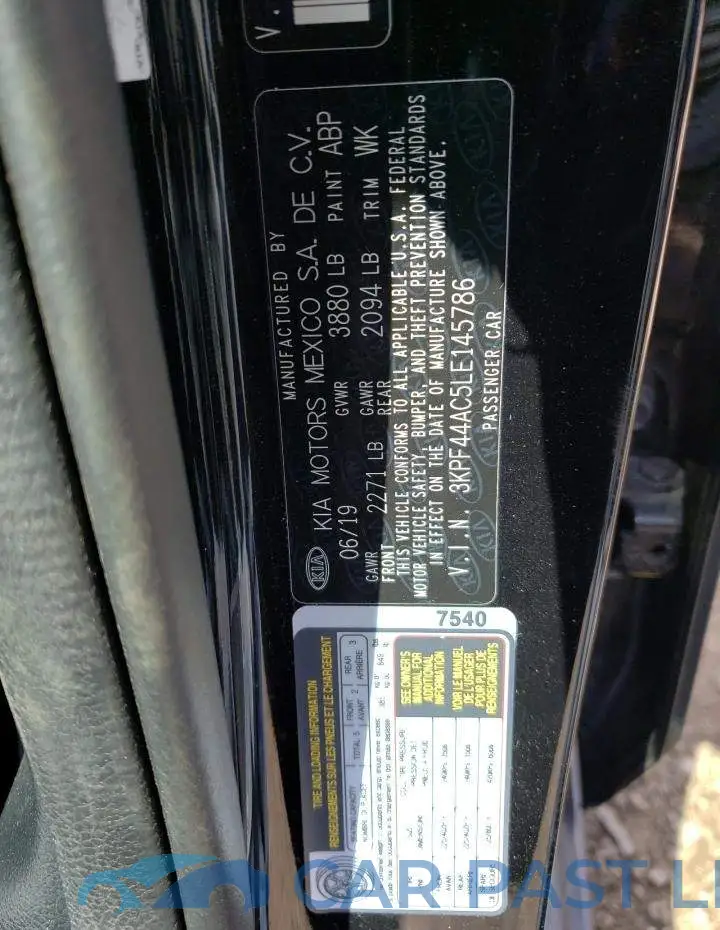3KPF44AC5LE145786# 13