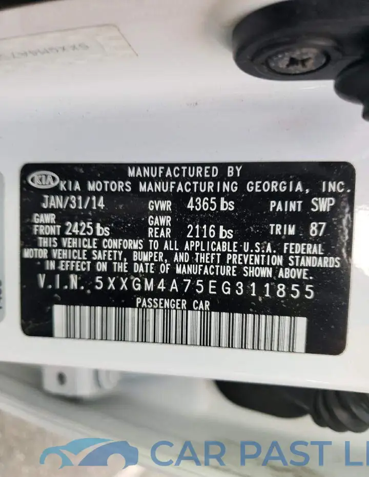 5XXGM4A75EG311855# 12