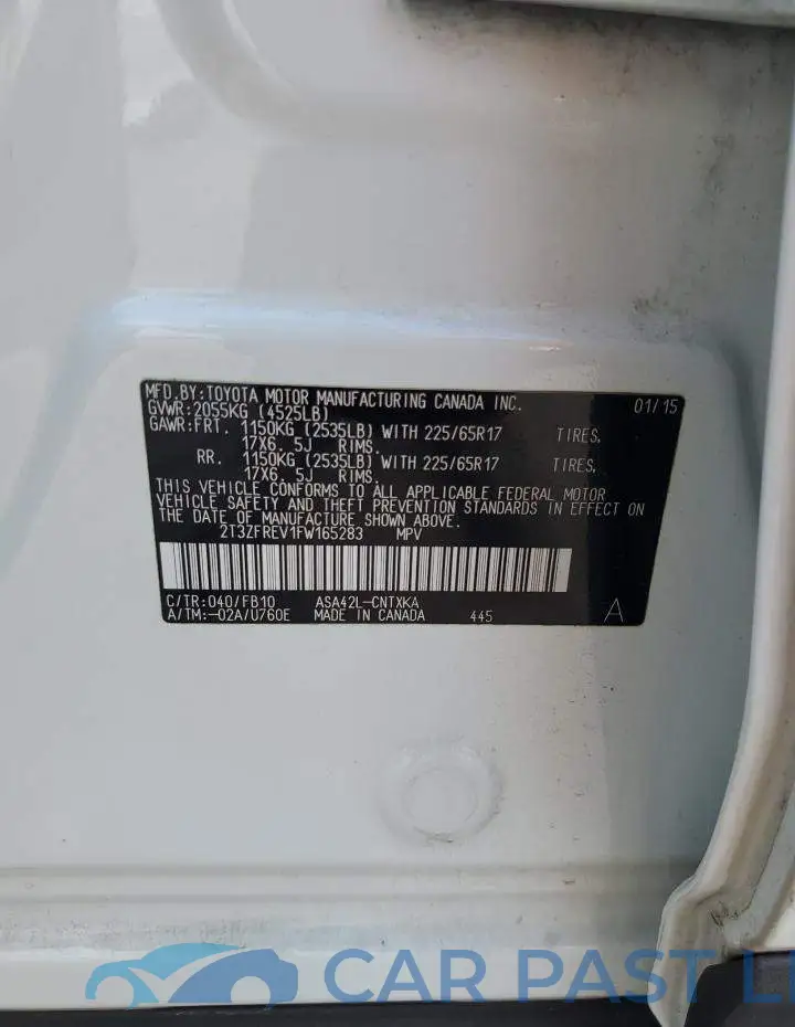 2T3ZFREV1FW165283# 13