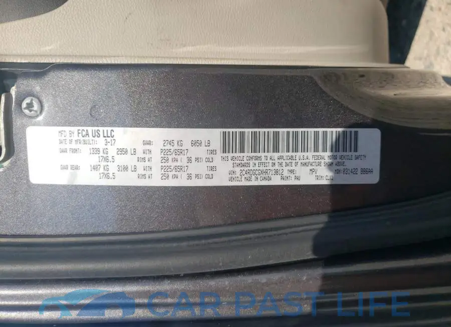 2C4RDGCGXHR713812# 13