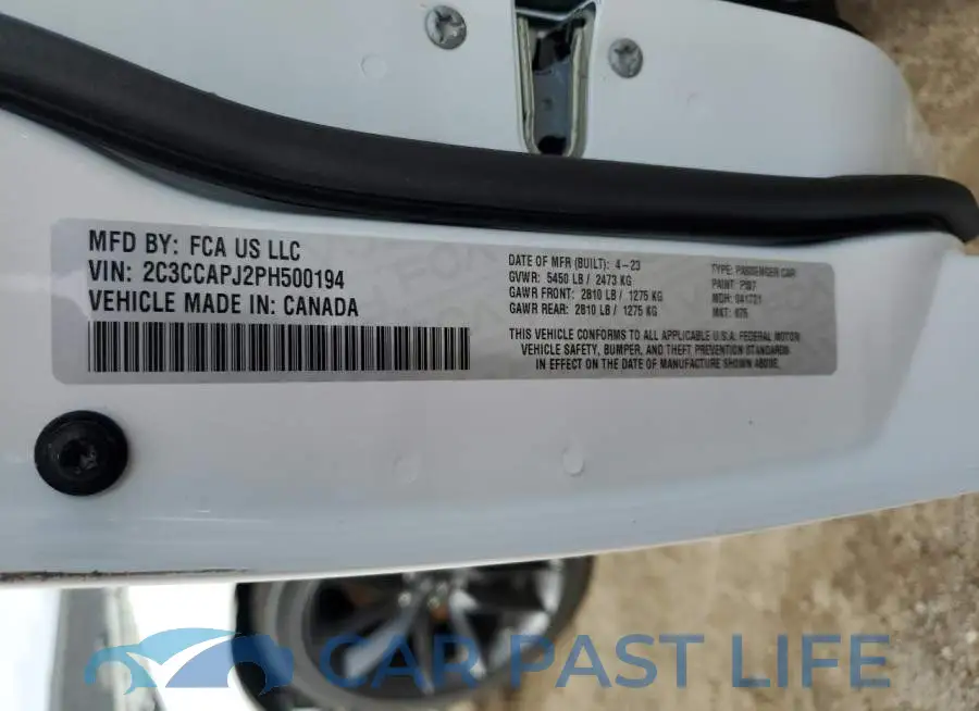 2C3CCAPJ2PH500194# 13