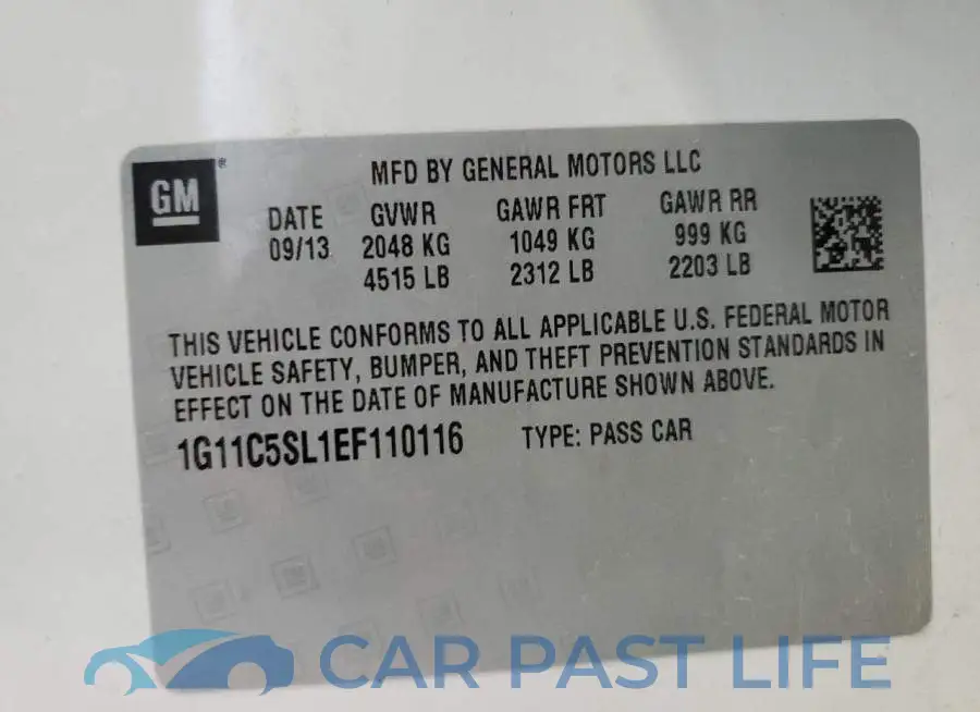 1G11C5SL1EF110116# 12