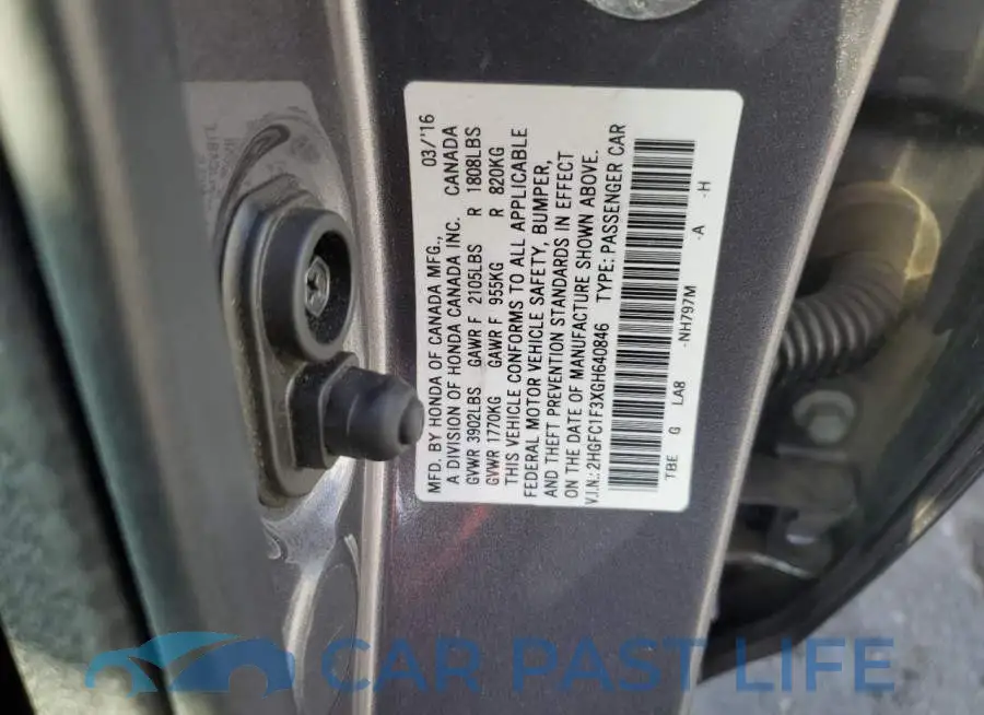 2HGFC1F3XGH640846# 12