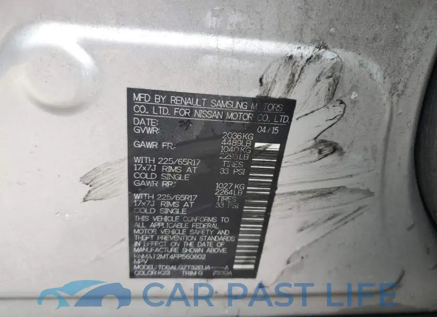 KNMAT2MT4FP560602# 13