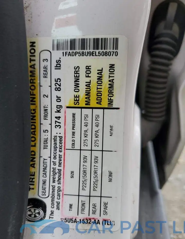 1FADP5BU9EL508070# 12
