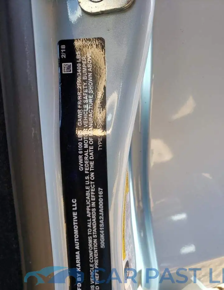 50GK41SA2JA000167# 12