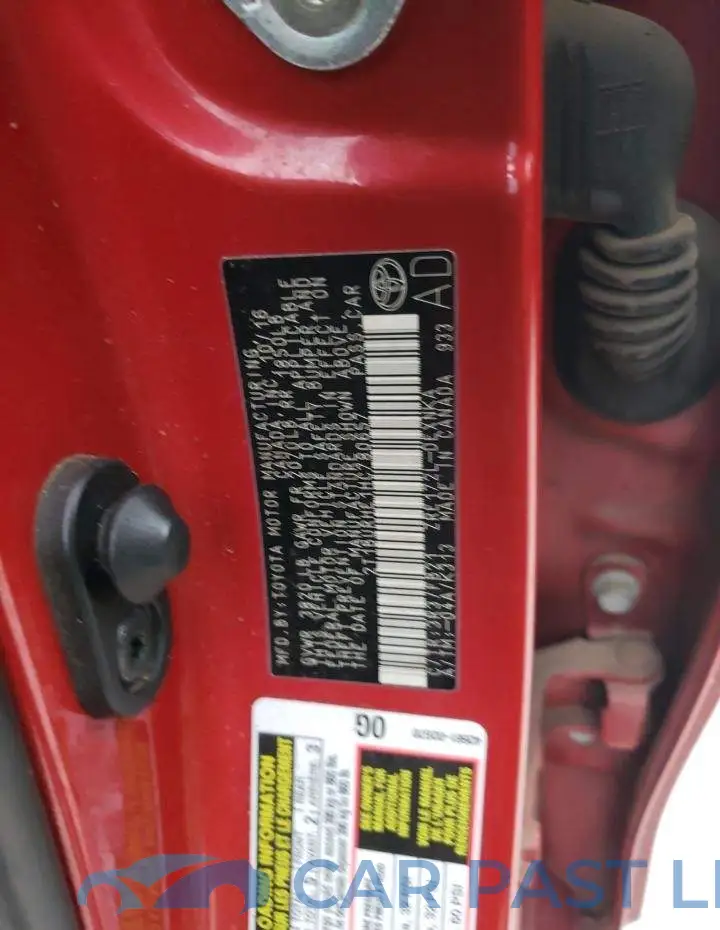 2T1BURHE1HC780657# 12