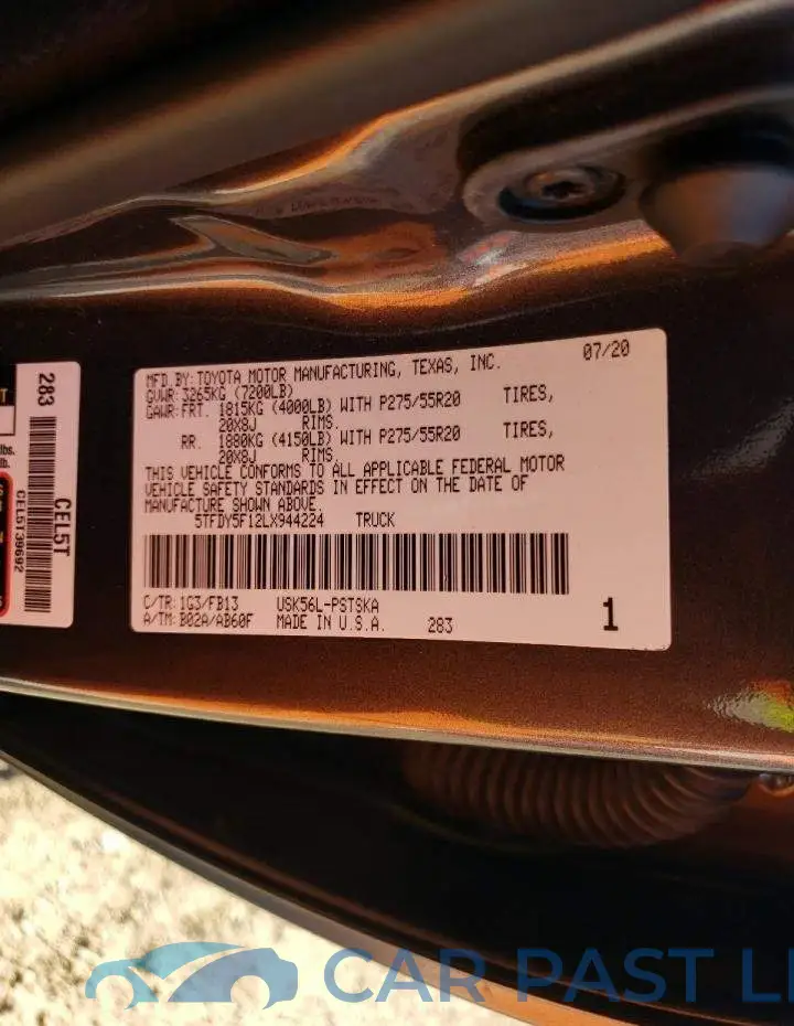 5TFDY5F12LX944224# 12