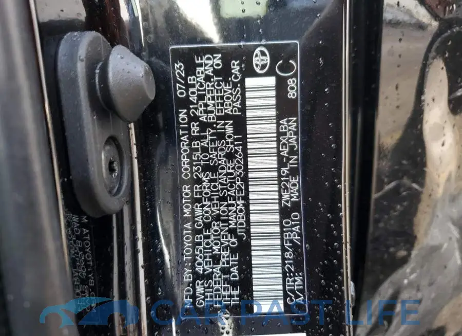 JTDBCMFE2P3026411# 13