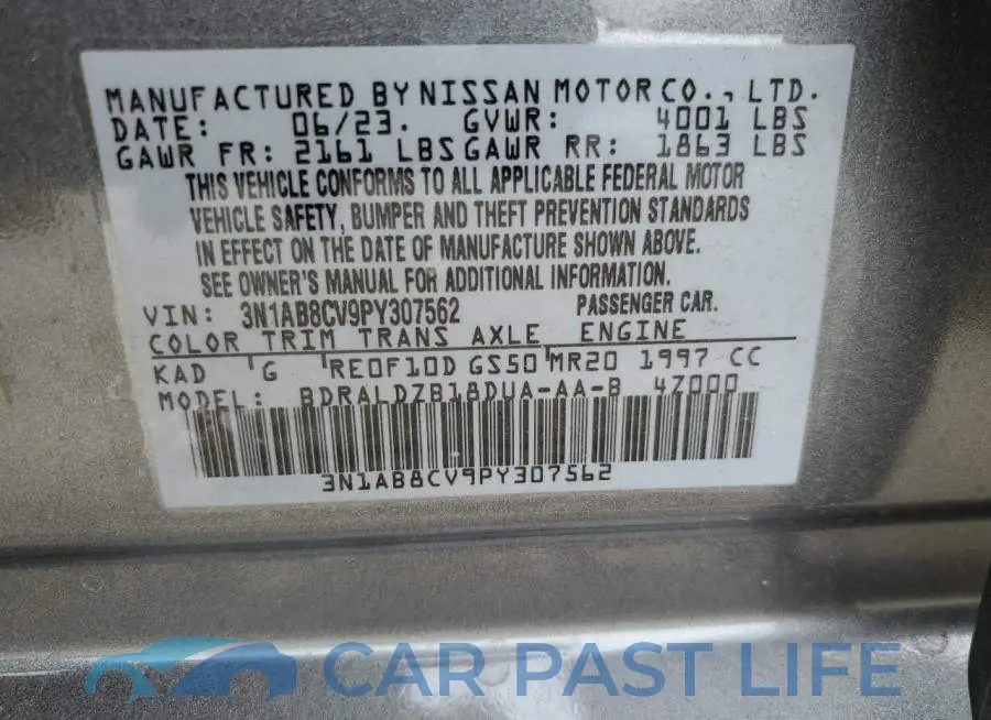3N1AB8CV9PY307562# 12