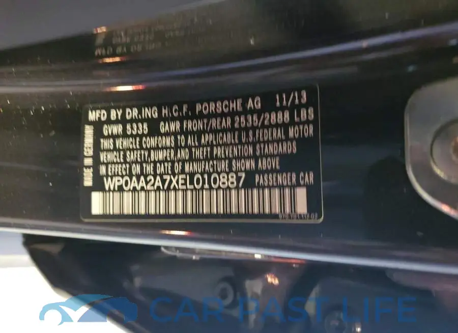 WP0AA2A7XEL010887# 12