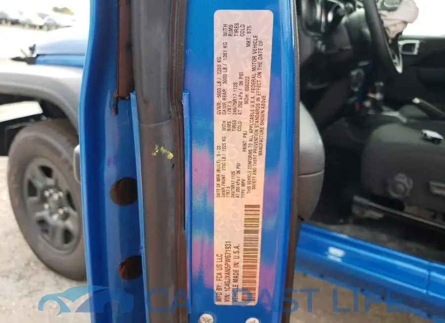 1C4GJXAN5PW671931# 13