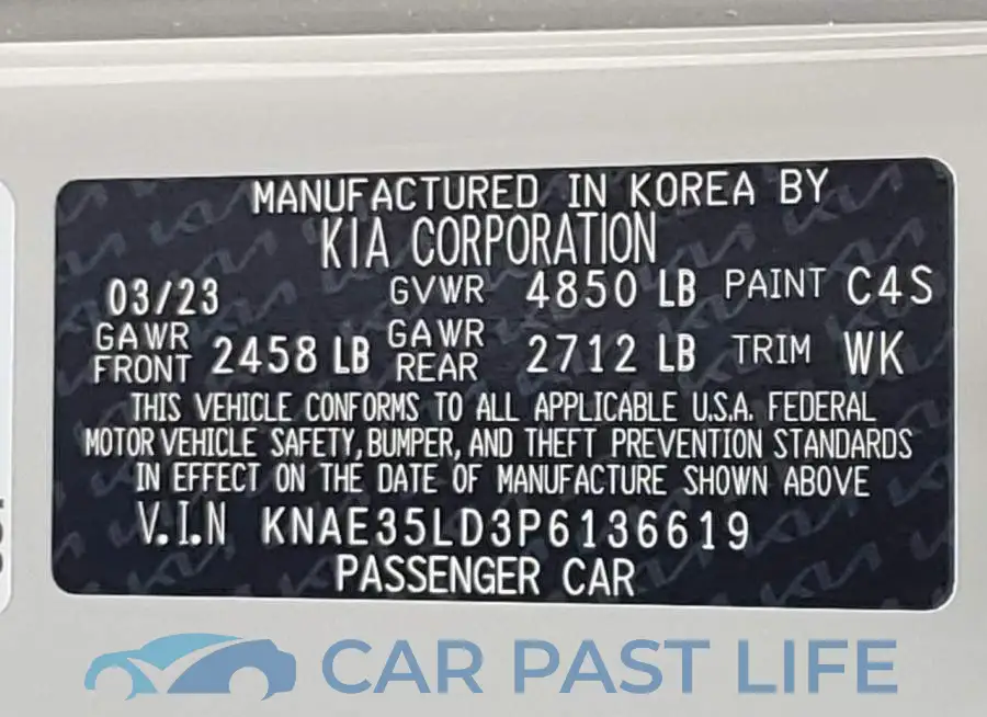 KNAE35LD3P6136619# 12