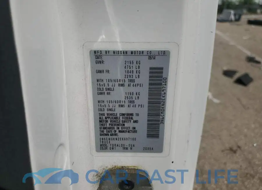 3N6CM0KN2EK697100# 12