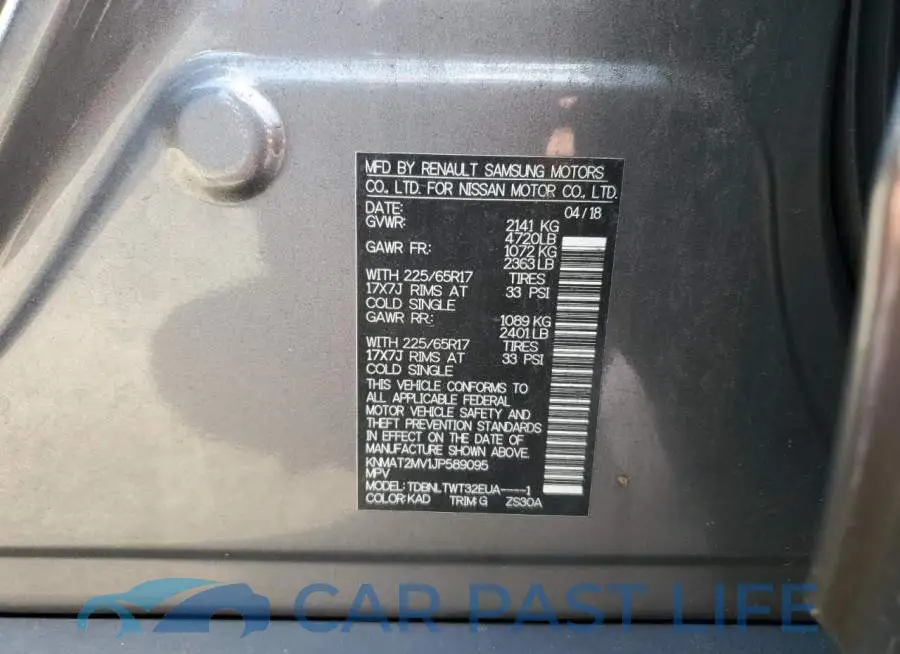 KNMAT2MV1JP589095# 13