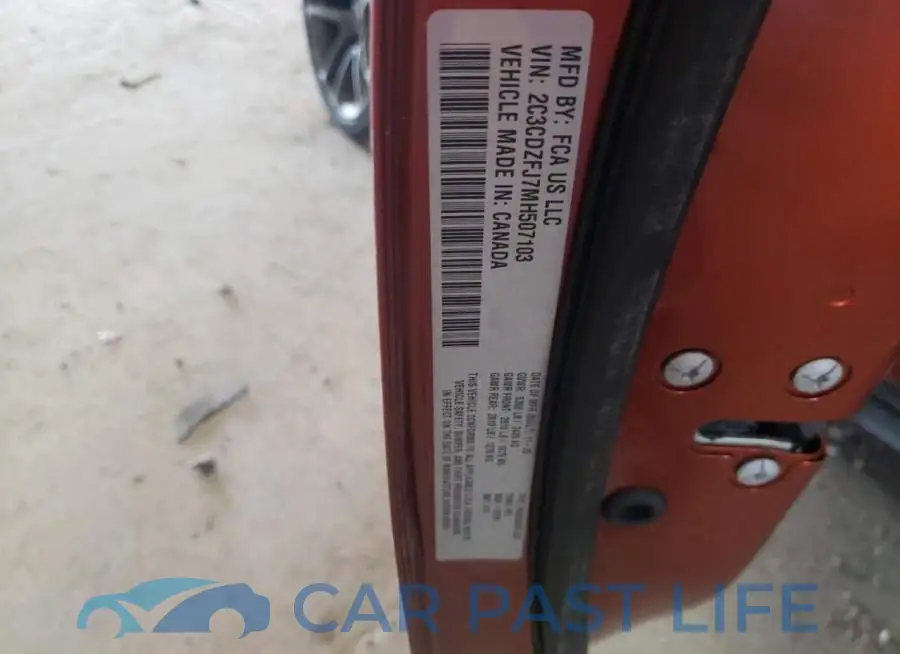 2C3CDZFJ7MH507103# 12