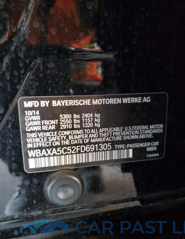 WBAXA5C52FD691305# 12