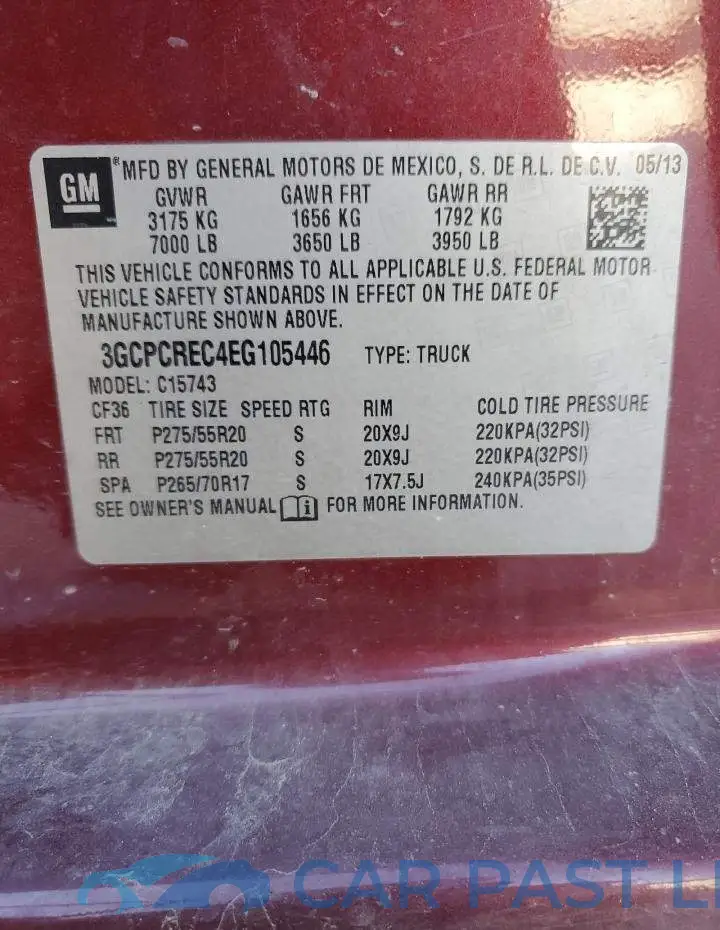 3GCPCREC4EG105446# 13