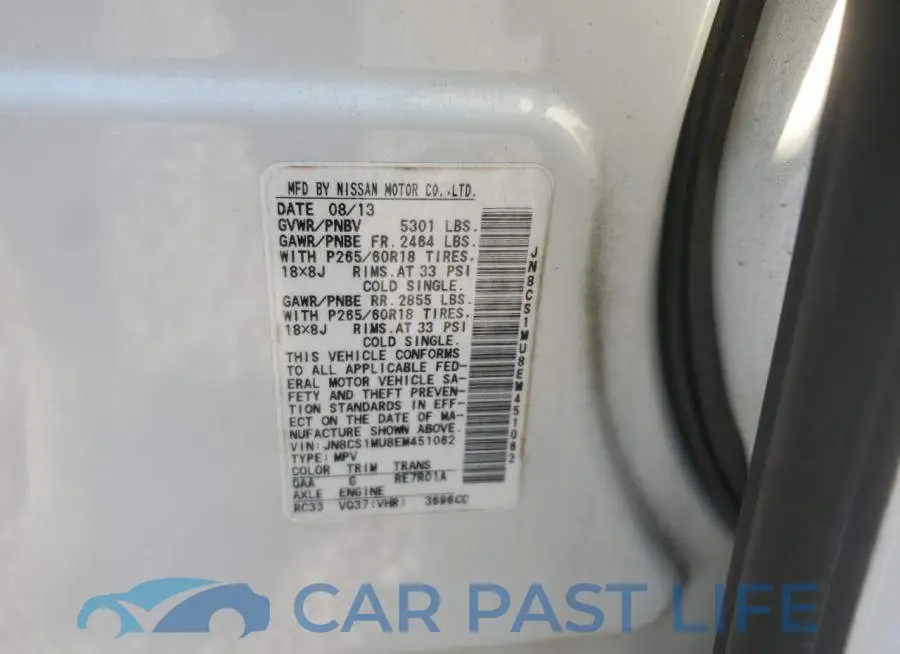 JN8CS1MU8EM451062# 13