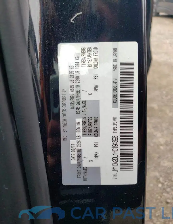 JM1CW2DL1H0194898# 13