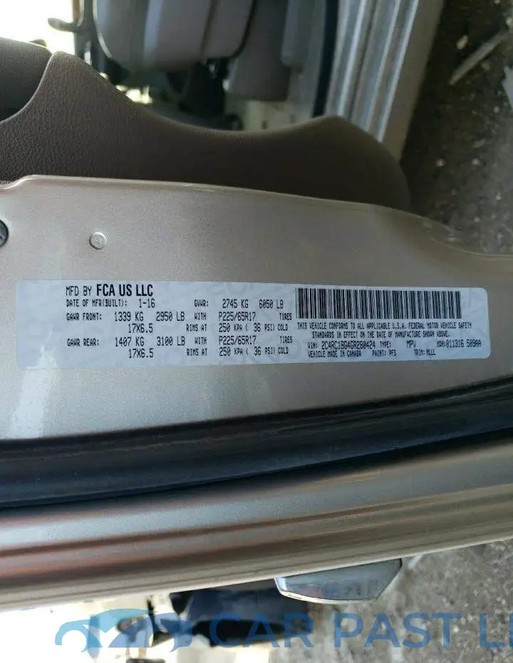 2C4RC1BG4GR280424# 13