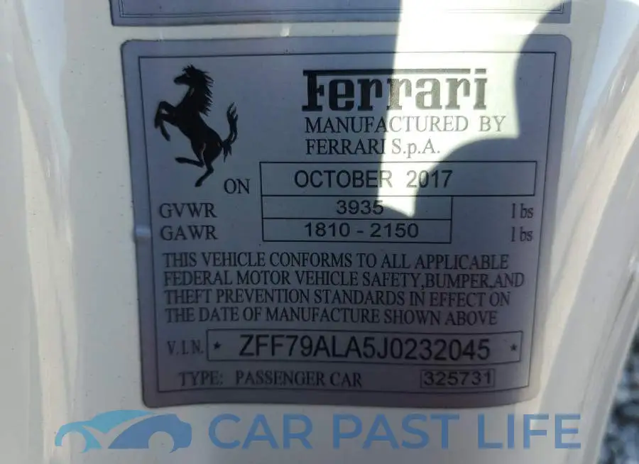 ZFF79ALA5J0232045# 12
