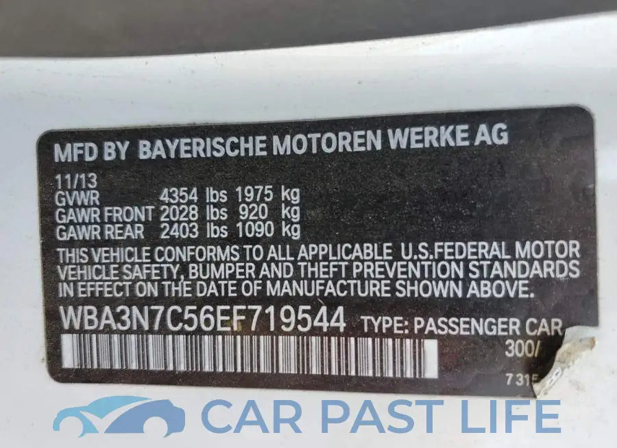 WBA3N7C56EF719544# 12