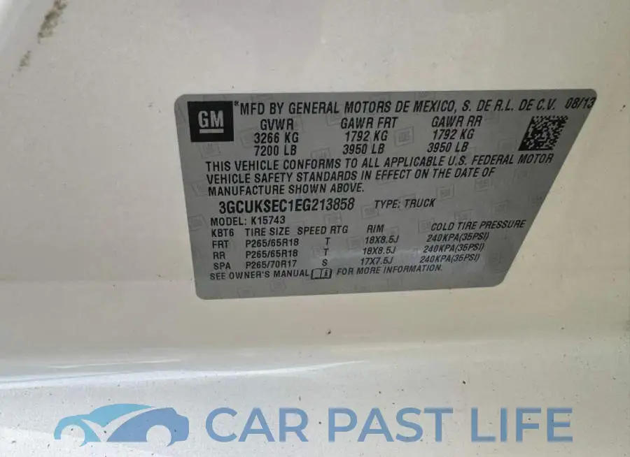 3GCUKSEC1EG213858# 10