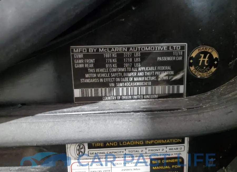 SBM14DCA5KW003410# 13