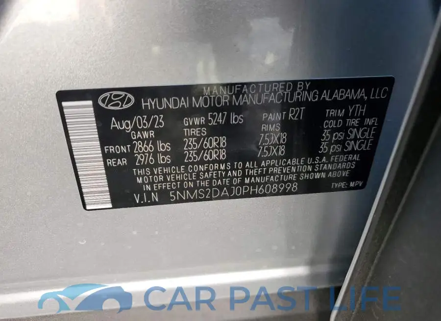 5NMS2DAJ0PH608998# 13
