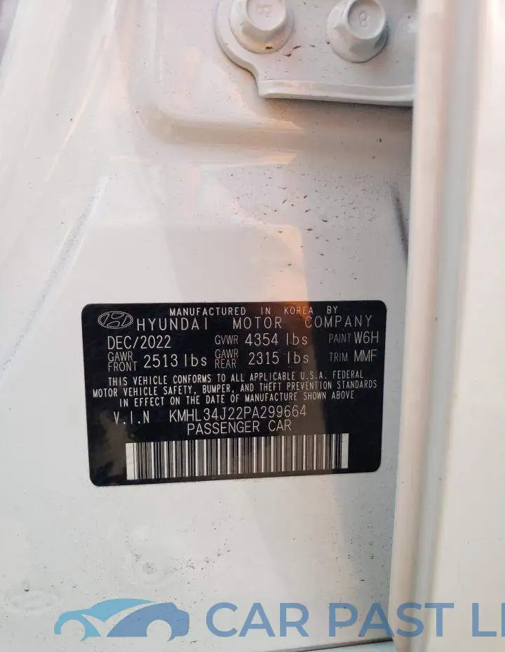 KMHL34J22PA299664# 12
