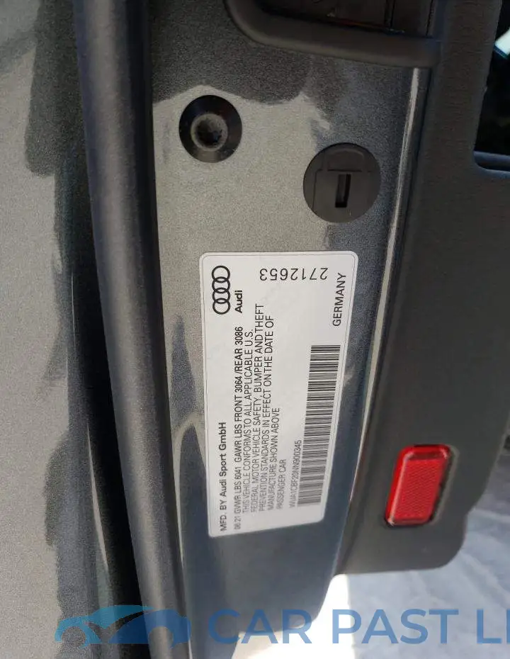 WUA1CBF20NN900345# 13