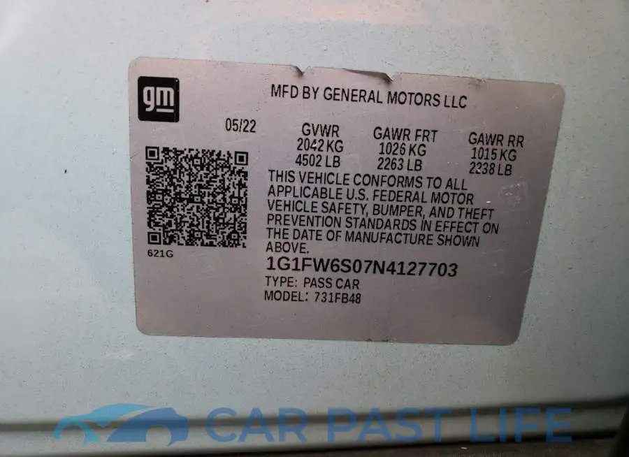 1G1FW6S07N4127703# 13