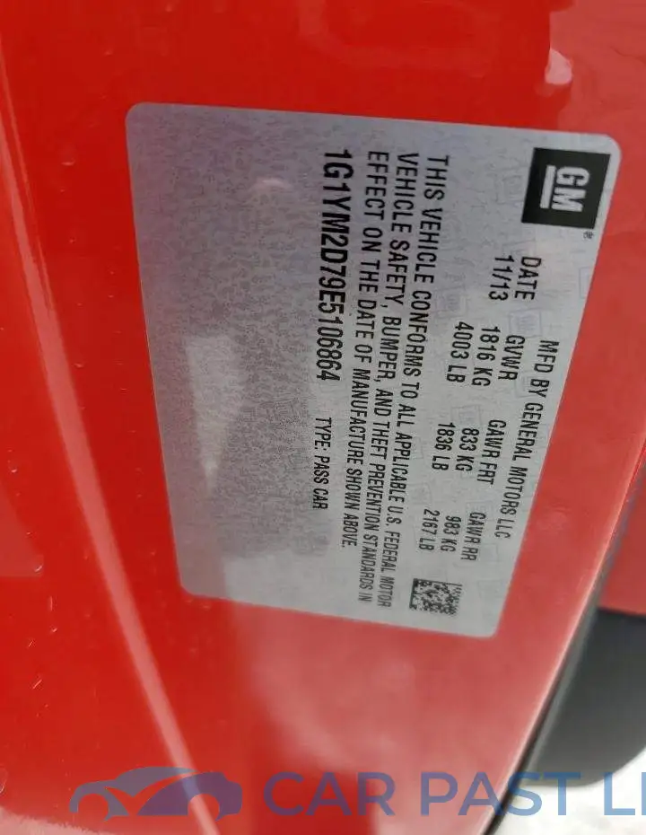 1G1YM2D79E5106864# 12