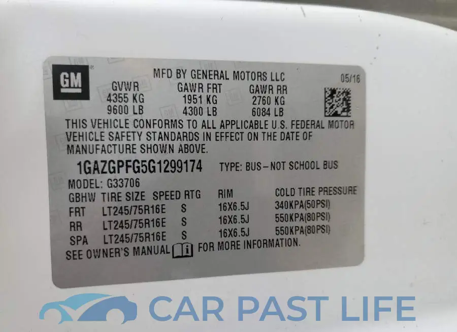 1GAZGPFG5G1299174# 13