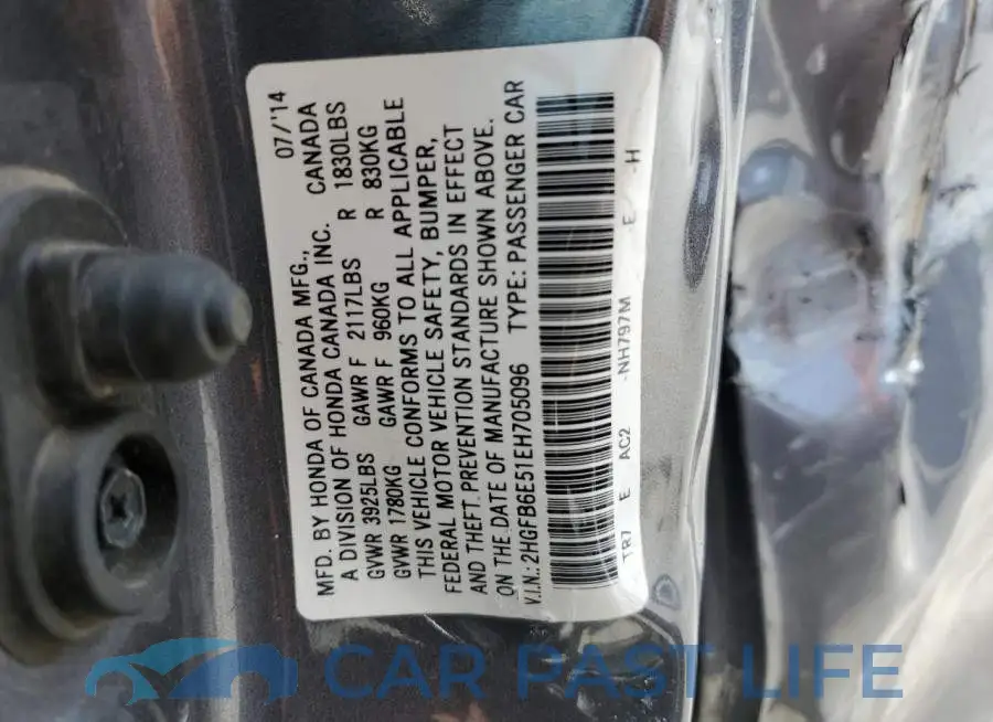 2HGFB6E51EH705096# 13