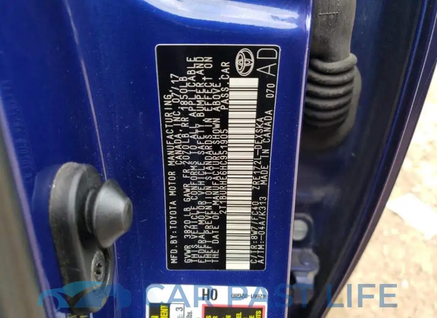 2T1BURHE6HC951905# 13