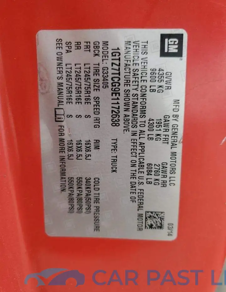 1GTZ7TCG9E1172638# 13