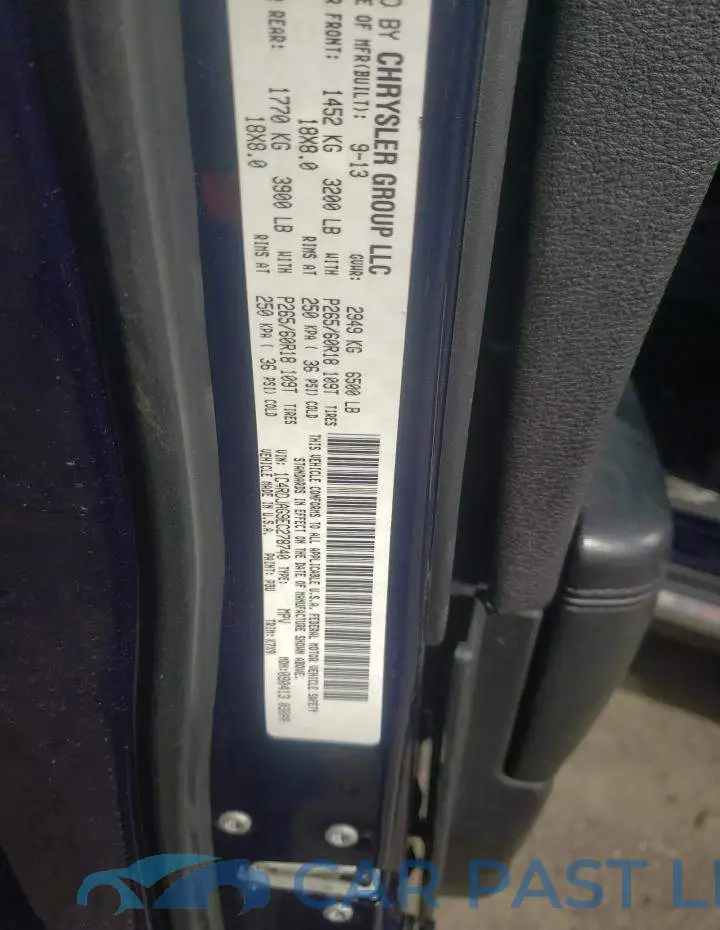 1C4RDJAG9EC278740# 13