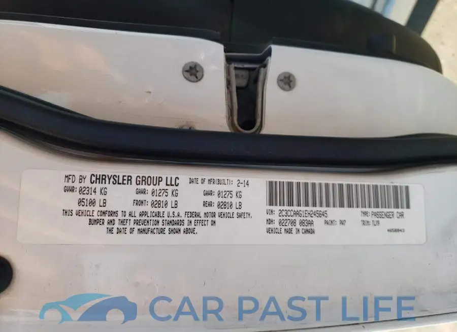 2C3CCAAG1EH245645# 13